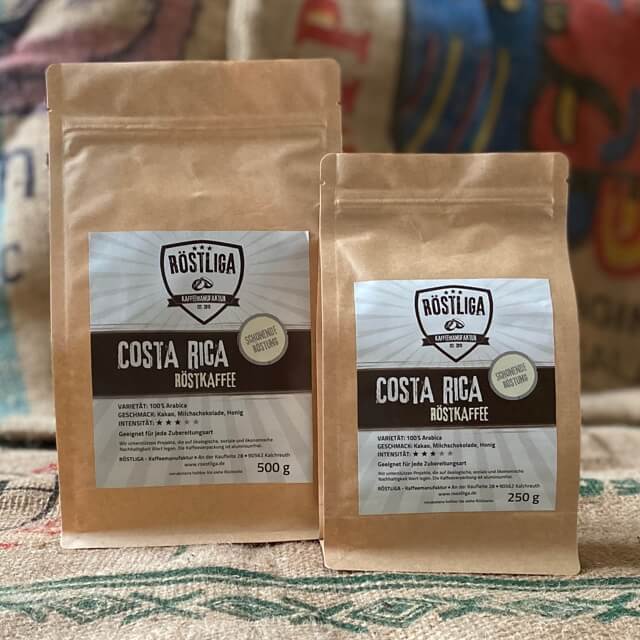 Röstliga Kaffeeverpackungen Costa Rica