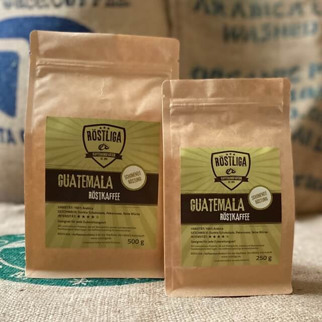 Röstliga Kaffeeverpackungen Guatemala