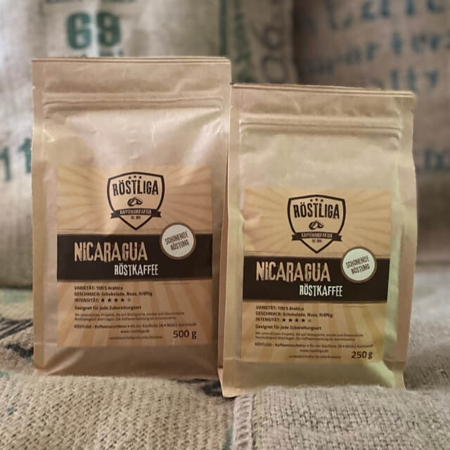 Röstliga Kaffeeverpackungen Nicaragua