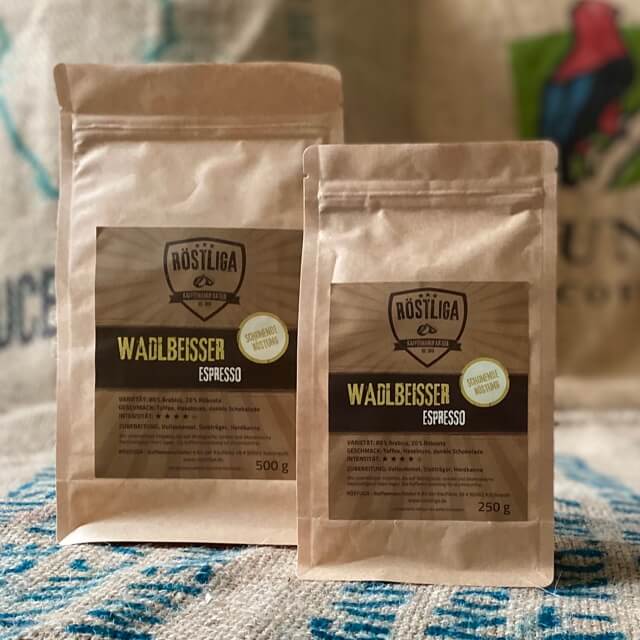Röstliga Kaffeeverpackungen Wadelbeisser